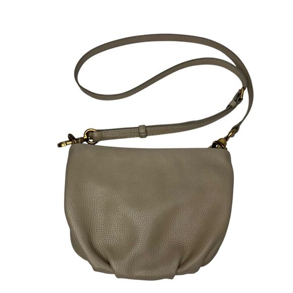 Marc by Marc Jacobs Crossbody Leather Taupe Zipper Closure Full Lining - Picture 2 of 14